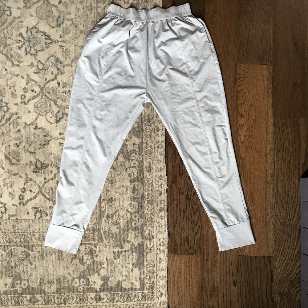 Puma harem-style joggers in silver